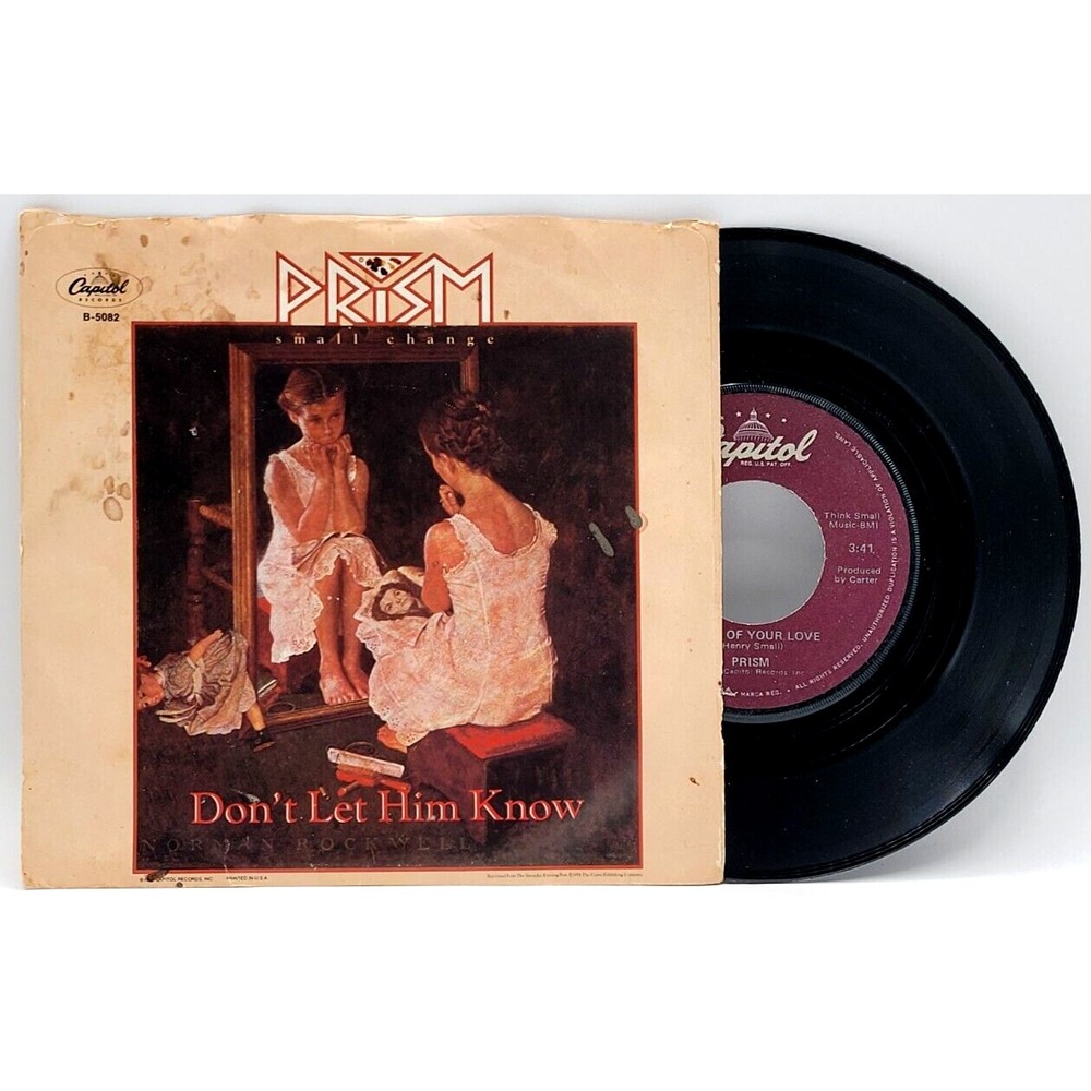 PRISM - WINGS OF‎ YOUR LOVE / DON'T LET HIM KNOW - 45 & PS